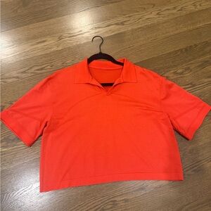 Women's red Lululemon Shirt